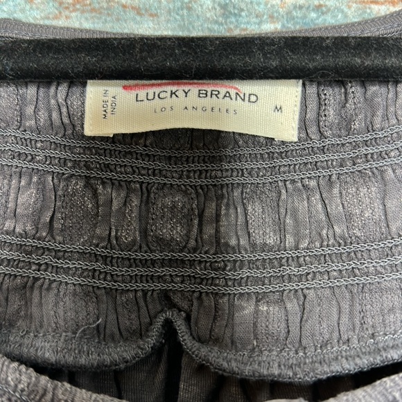 Lucky Brand NWT Ruffle Crop Top Size Medium - Picture 3 of 7
